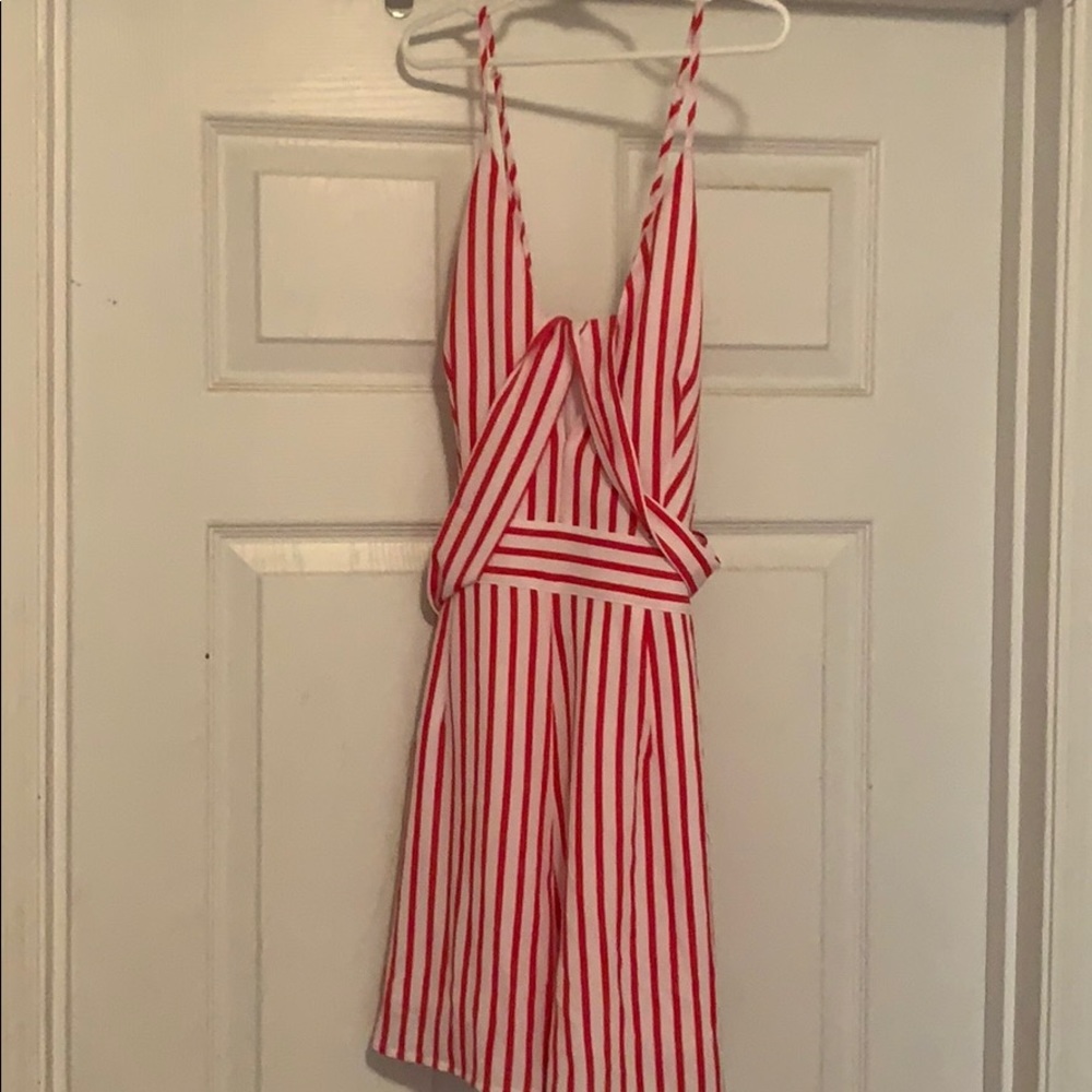 striped romper